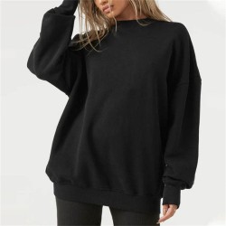 Pullover Women Basic crewneck sweatshirt