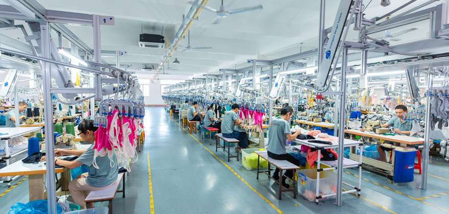 eation sportswear factory Intelligent Clothing Production Workshop