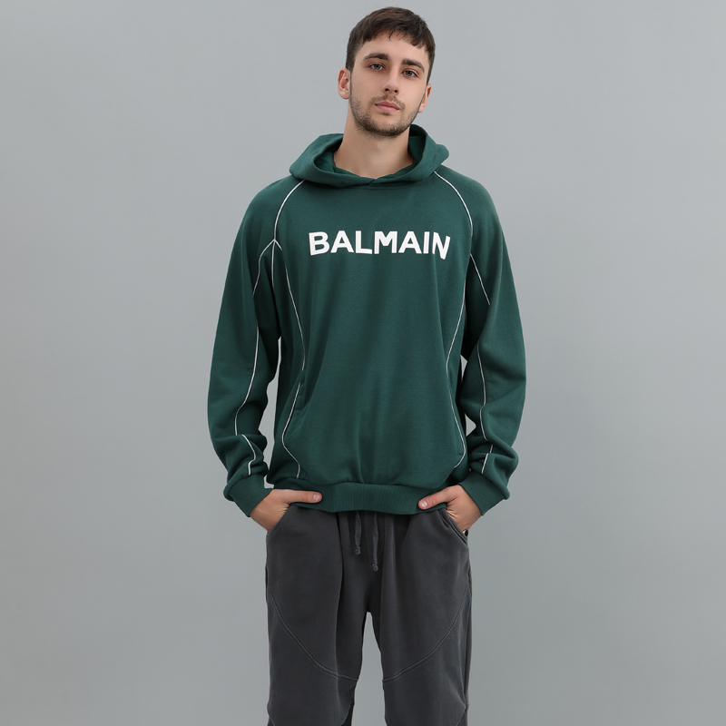 Branded Sports Hoodie with Contrast Piping - Eco-Friendly Fabric, Perfect for Bulk Customization