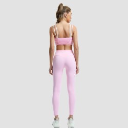 Custom High-Waisted Yoga Pants with Unique Waistband Premium Lycra Leggings for Wholesale